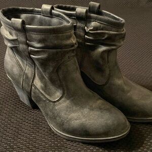 K-9 Black ankle boots